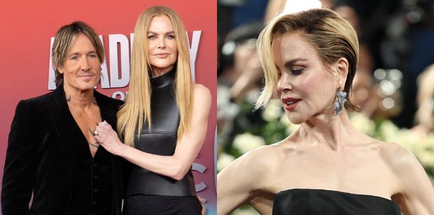 Nicole Kidman wtula się w ukochanego i zaskakuje kolejną metamorfozą włosów