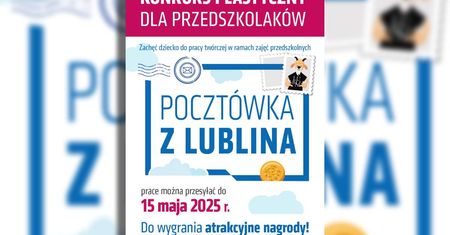 „Pocztówka z Lublina” – konkurs plastyczny dla najmłodszych mieszkańców miasta