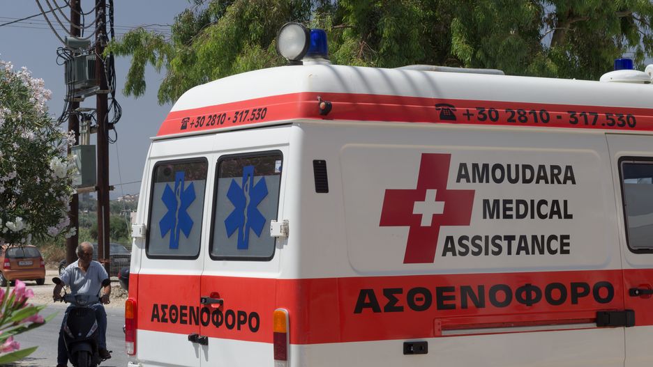 Parked ambulance with inscriptions in English and Greek
Crete, Amoudara, Greece - July 07, 2018: A parked ambulance with inscriptions in English and Greek and a Red Cross sign
DmitriiDivanov
emergency, greek, automobile, public, ambulance van, transport, editorial, fast, emblem, health care, medical, helper, help, ambulance service, healthcare, vehicle, urban, health