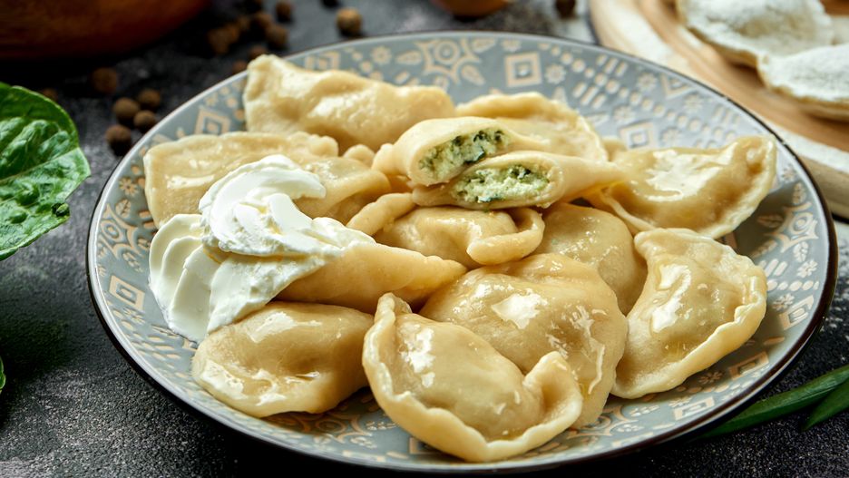 Pierogi ze szpinakiem