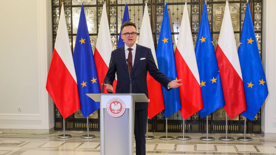 Marszałek Sejmu Szymon Hołownia