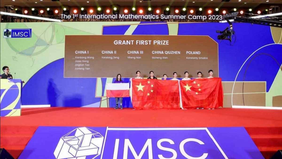 Polak jako jedyny stanął na podium z uczestnikami z Chin