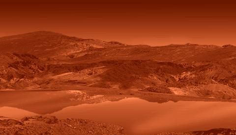 Jedna z koncepcji przedstawiająca powierzchnię Tytana