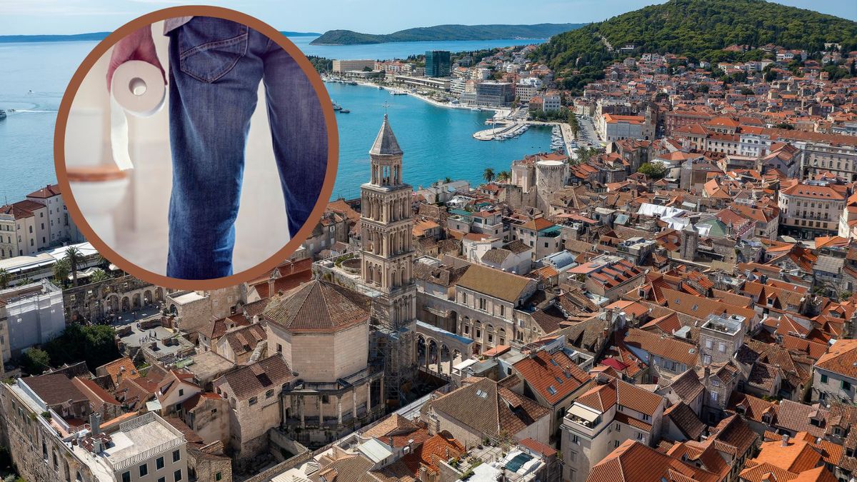 Polak miał się publicznie wypróżnić w Splicie