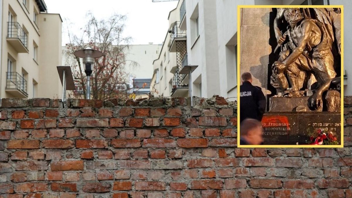W Warszawie zdewastowano pomnik Bohaterów Getta
