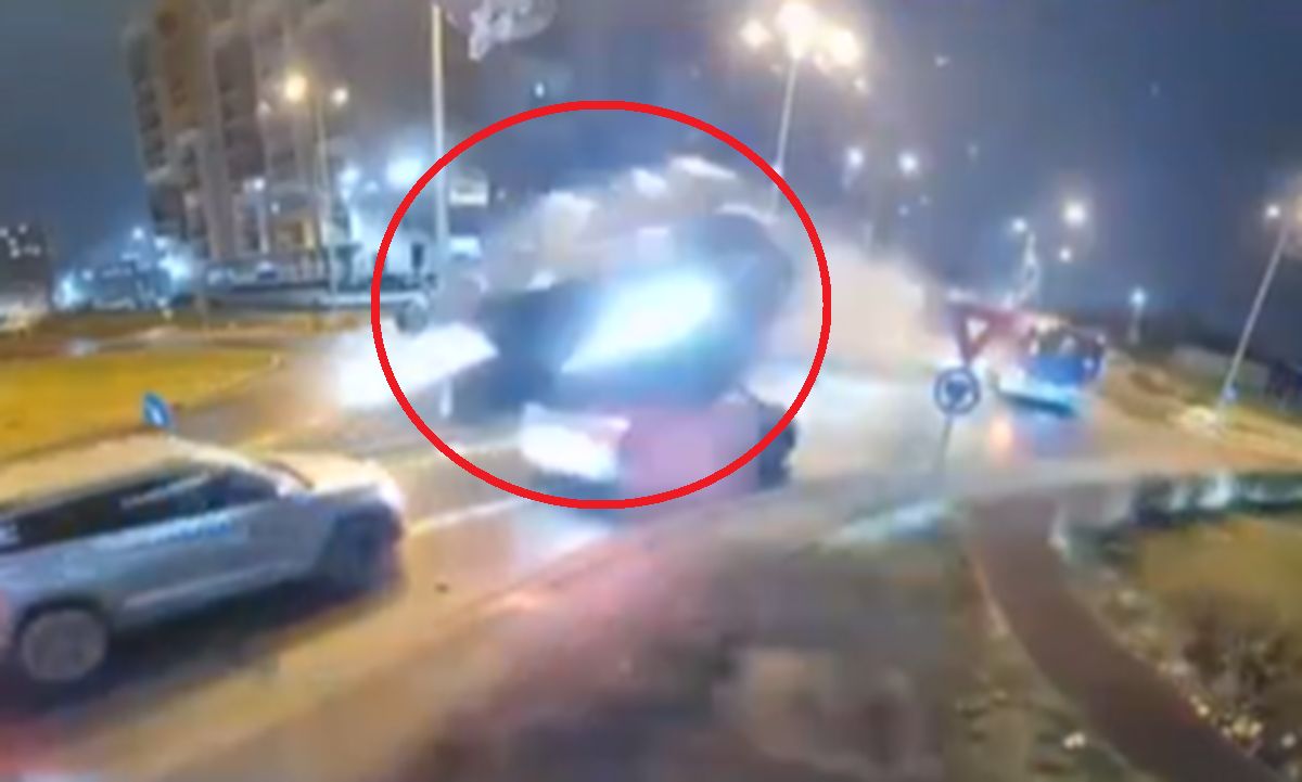 Nagranie mrozi krew. Auto aż wyleciało w powietrze