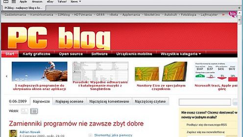 Safari 4 i czterokrotne przyspieszenie 1