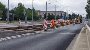 Poznań: Postęp prac na torowiskach. Ulice Kórnicka i Głogowska z nowymi torami
