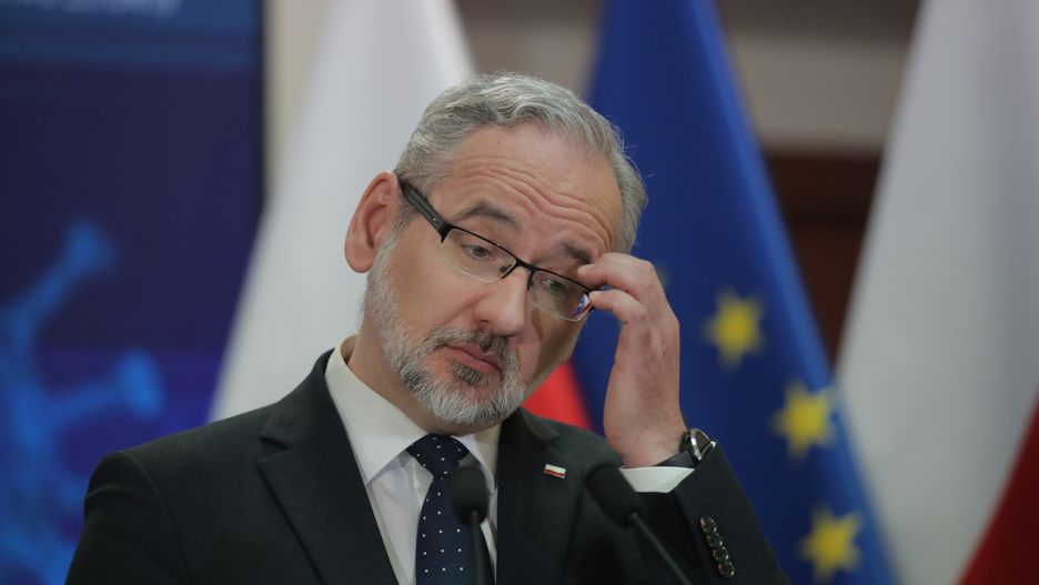 06.05.2022. Warszawa. Konferencja prasowa ministra zdrowia Adama Niedzielskiego, dotyczaca zniesienia stanu epidemii w Polsce. n/z Adam Niedzielski