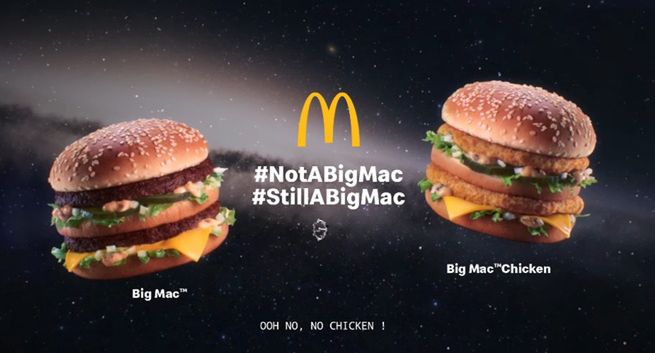 McDonald's z kosmiczną reklamą