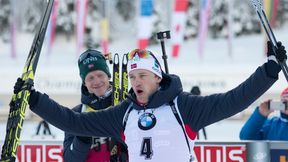 PŚ w biathlonie: Norwegowie najlepsi w męskiej sztafecie. Odległe miejsce Polaków