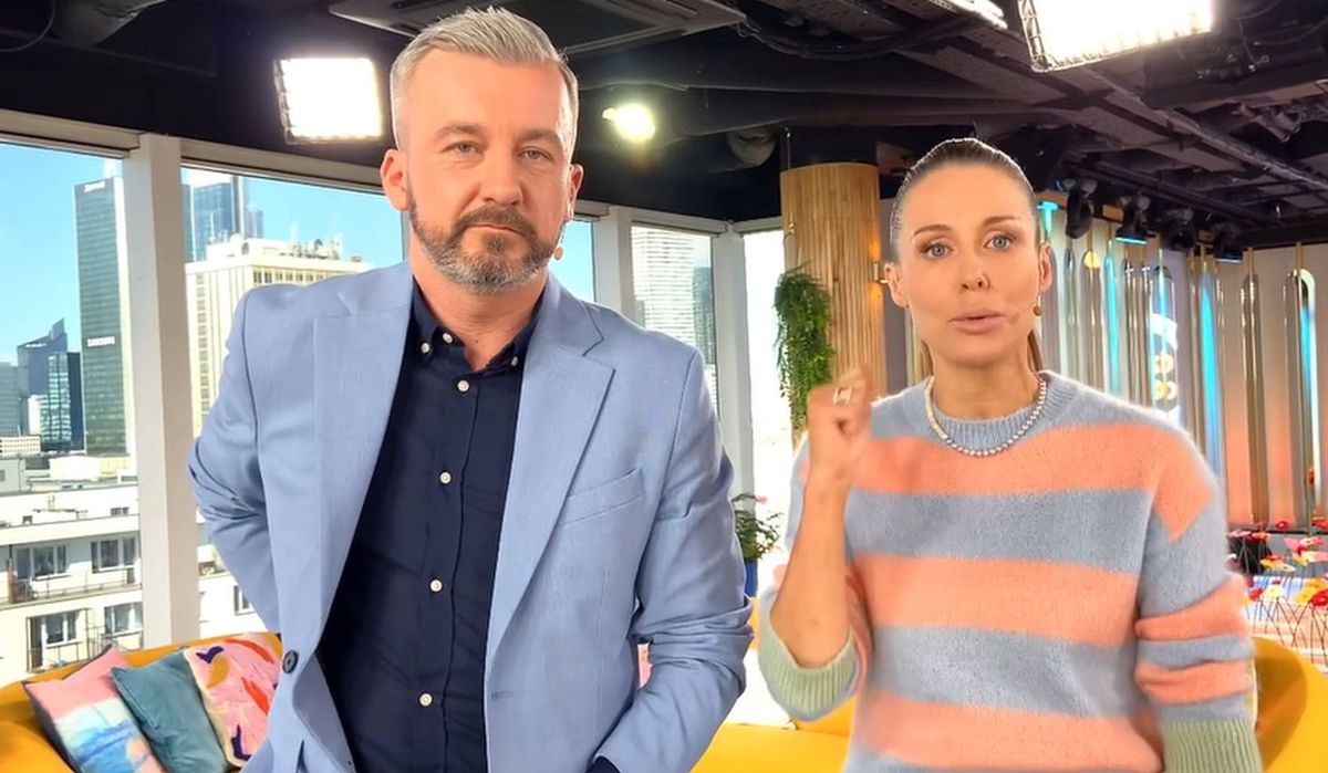 Krzysztof Skórzyński i Małgorzata Rozenek-Majdan nie spotkają się w sobotę z widzami "DDTVN". Program spadł z anteny 
