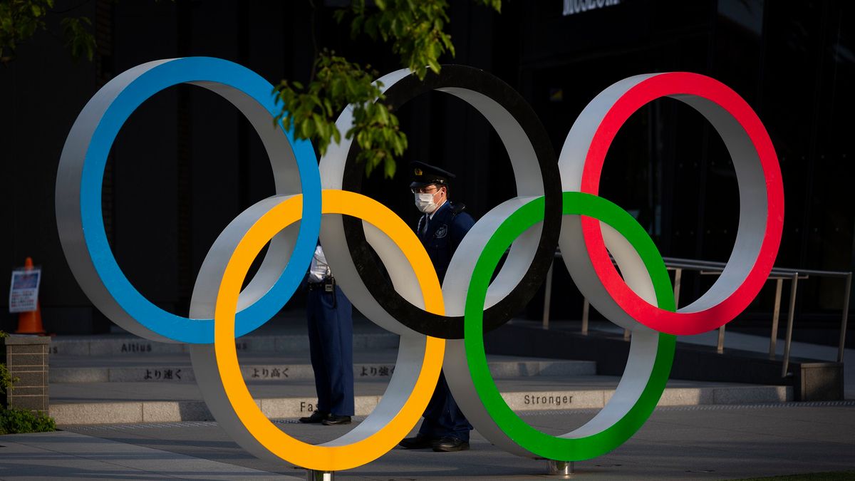 Getty Images / Yuichi Yamazaki / Na zdjęciu: logo igrzyska