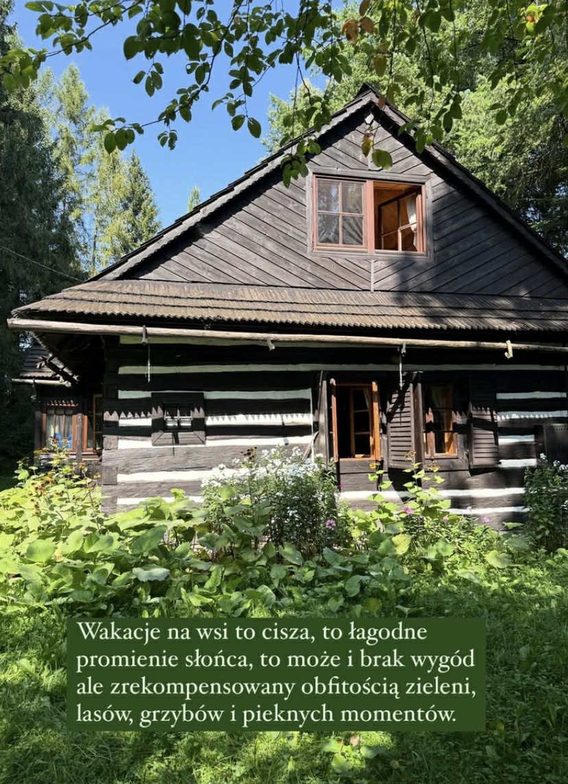 Anna Starmach pokazała dom na wsi