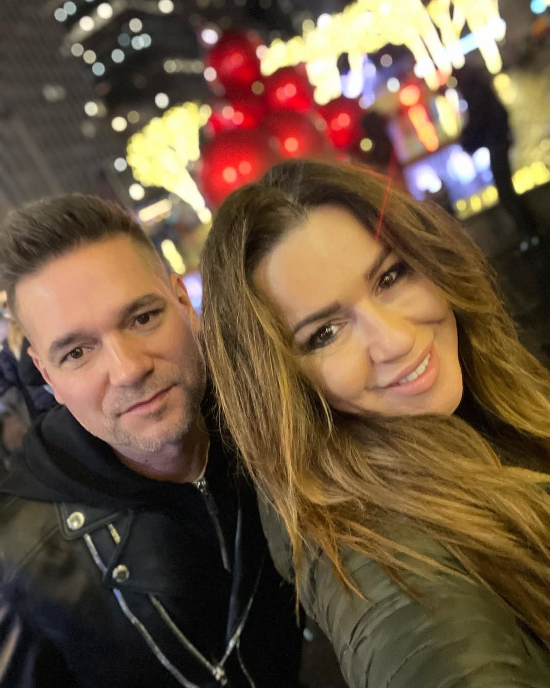 Beata Tadla z mężem