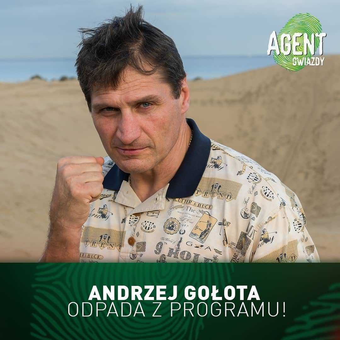 Andrzej Gołota odpadł z programu Agent - Gwiazdy 4