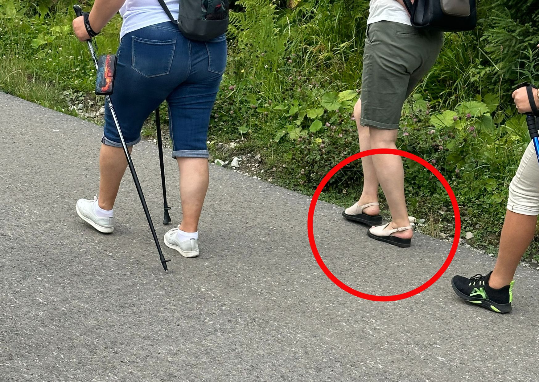 Na szlaku prowadzącym do Morskiego Oka taki widok wcale nie jest rzadkością