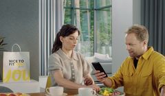 Agnieszka Więdłocha i Maciej Stuhr w reklamach Nice to Fit You