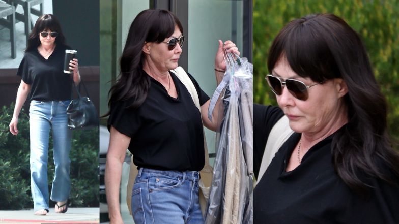 Shannen Doherty załatwia sprawunki na mieście