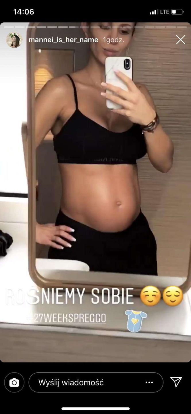 Sara Boruc pokazała ciążowy brzuszek