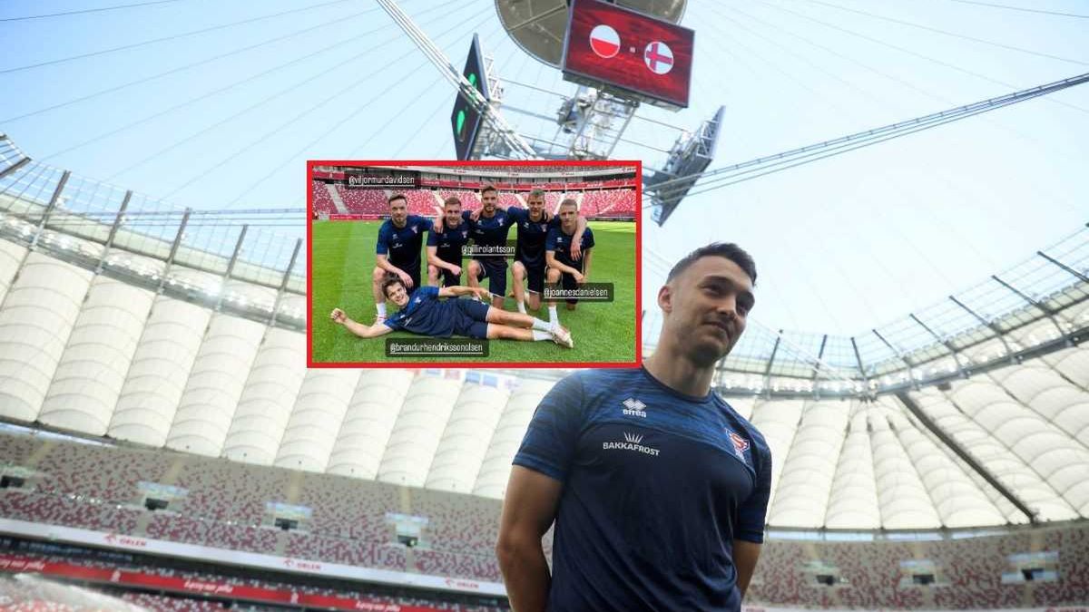 Reprezentanci Wysp Owczych w piłce nożnej w Warszawie