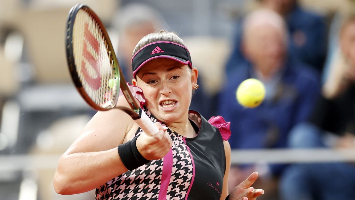 PAP/EPA / YOAN VALAT / Na zdjęciu: Jelena Ostapenko