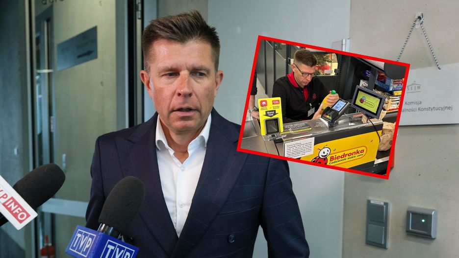 Ryszard Petru rozpoczął zapowiadaną pracę w sklepie