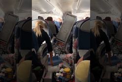 Koszmar na pokładzie samolotu. Trzy osoby trafiły do szpitala
