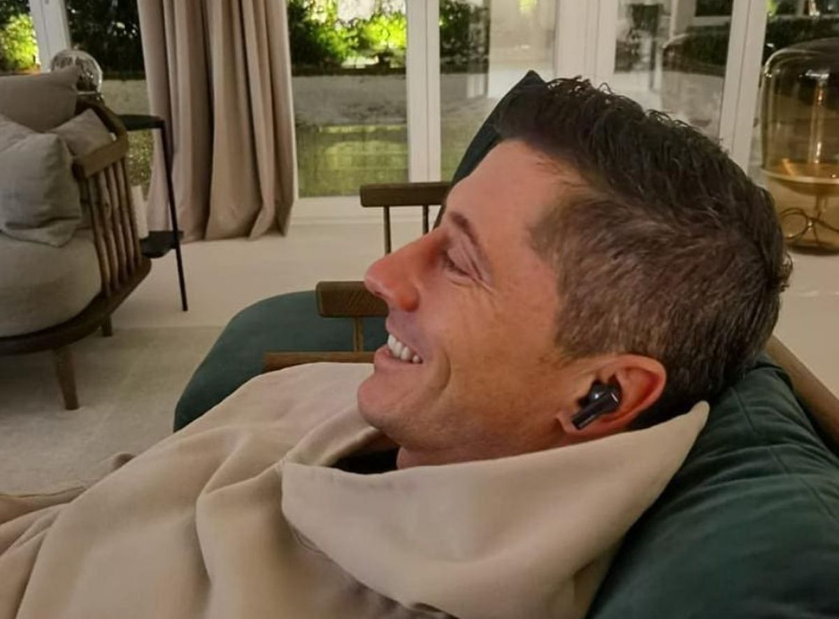 Robert Lewandowski świetnie się czuje w swoim domu w Monachium