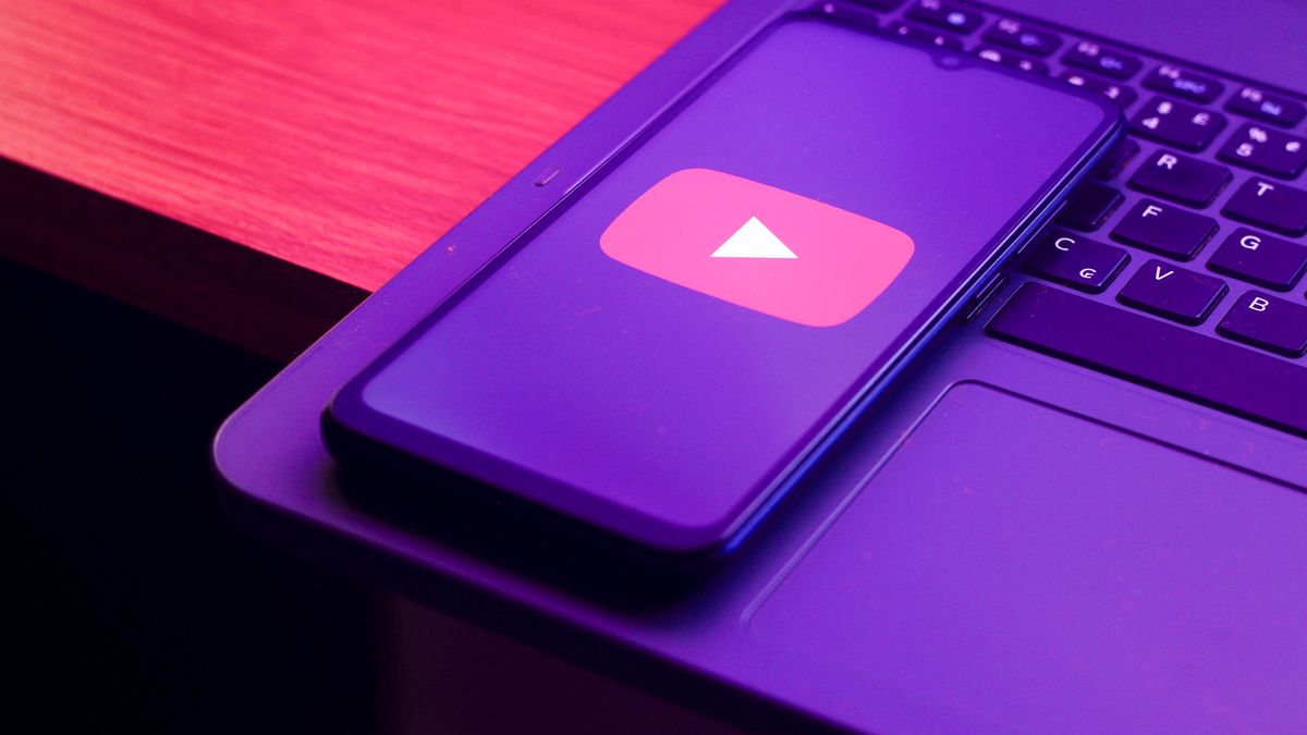CANADA - 2026/08/06: In this photo illustration, the YouTube logo is seen displayed on a smartphone screen. (Photo Illustration by Thomas Fuller/SOPA Images/LightRocket via Getty Images)