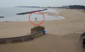 Było 11 stopni C. Taki widok na plaży w Darłówku