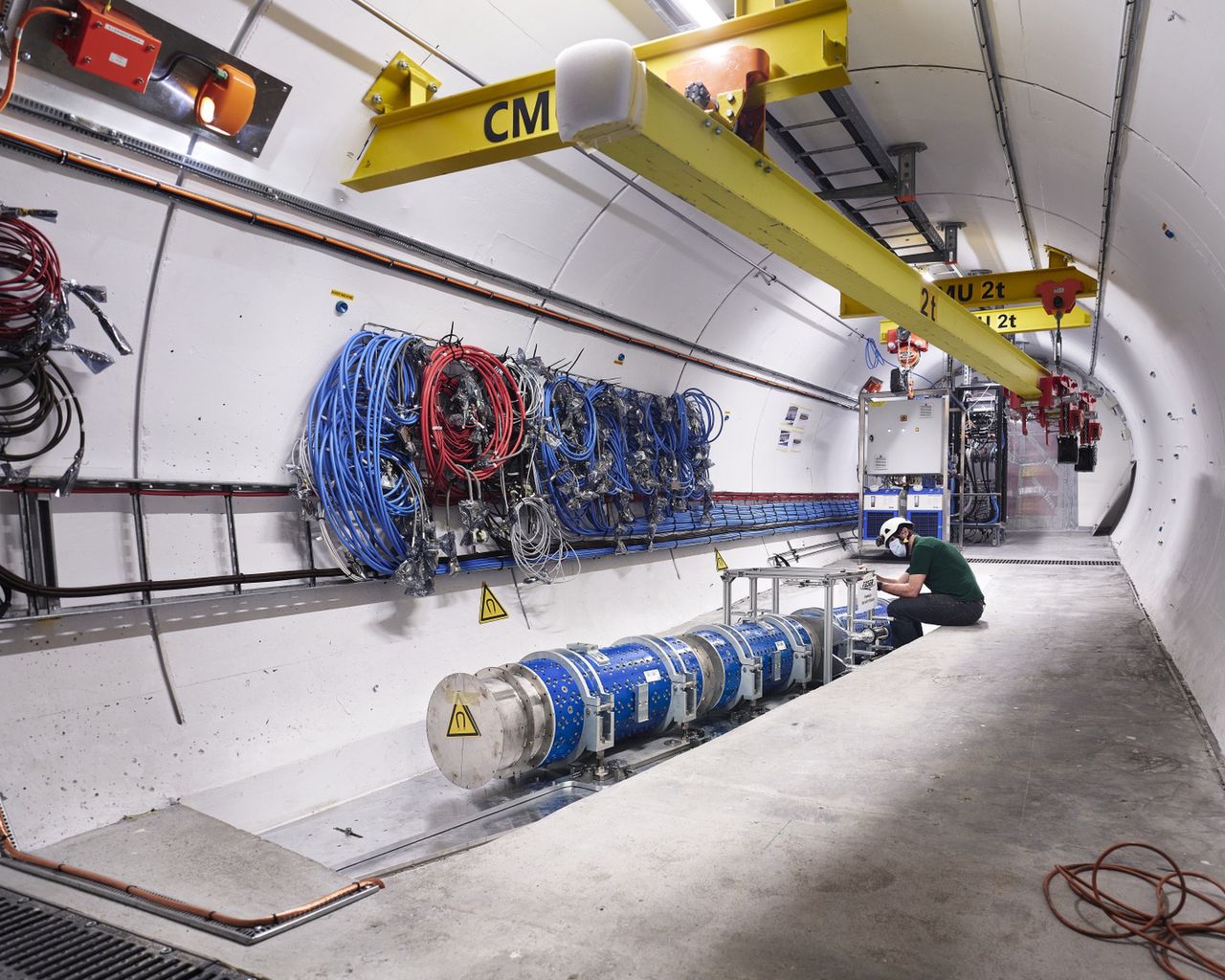 Tunel, w którym instalowana jest aparatura eksperymentu FASER 