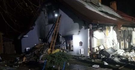Wybuch gazu w Podedwórzu. Dom nie nadaje się do zamieszkania