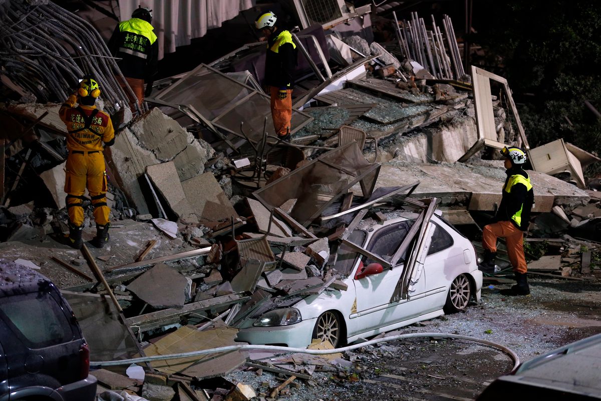 Już ponad 200 rannych w trzęsieniu ziemi w Tajwanie. "Pod gruzami wciąż są ludzie"