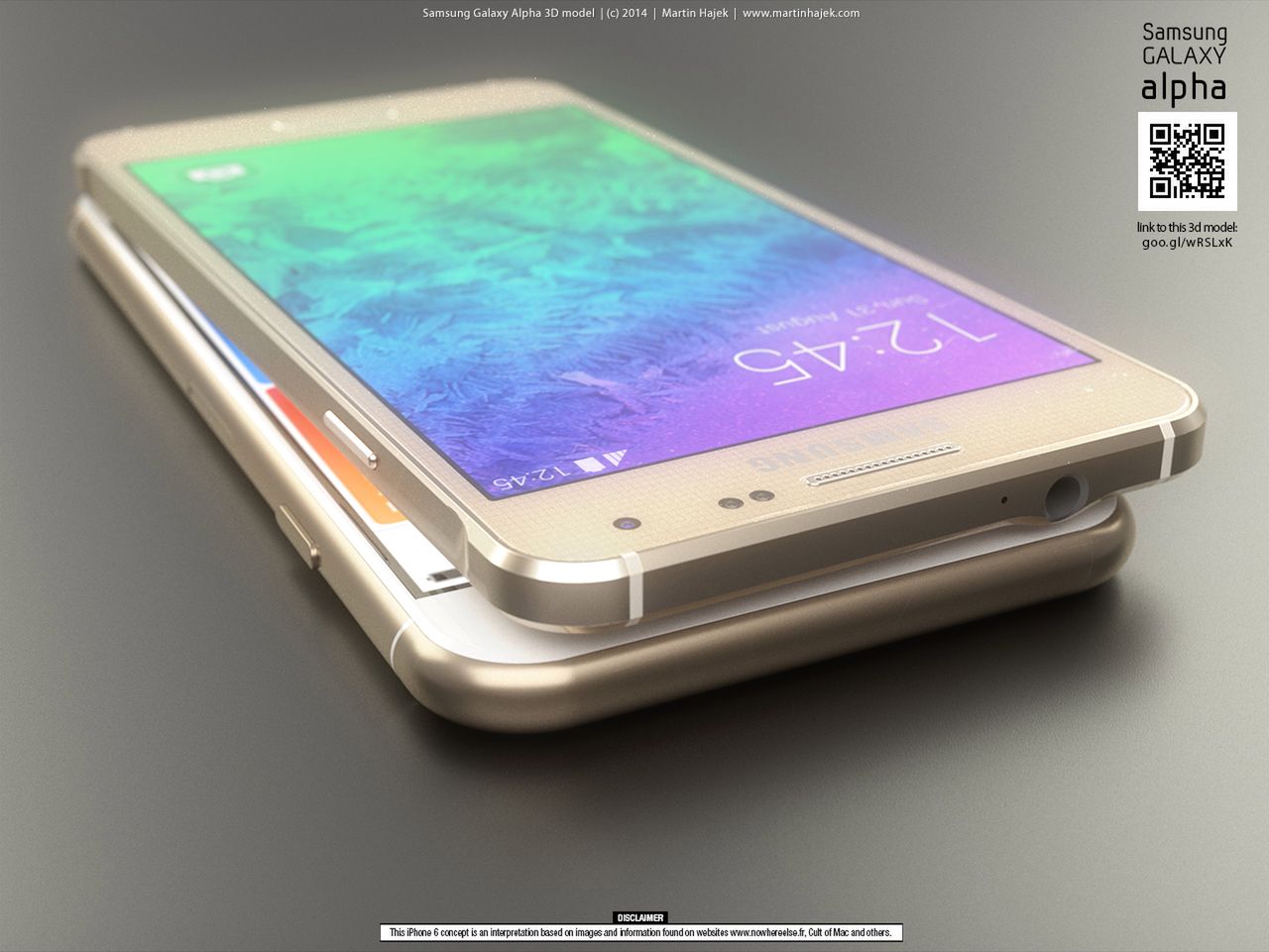 Galaxy Alpha i iPhone 6 - porównanie wyglądu 8