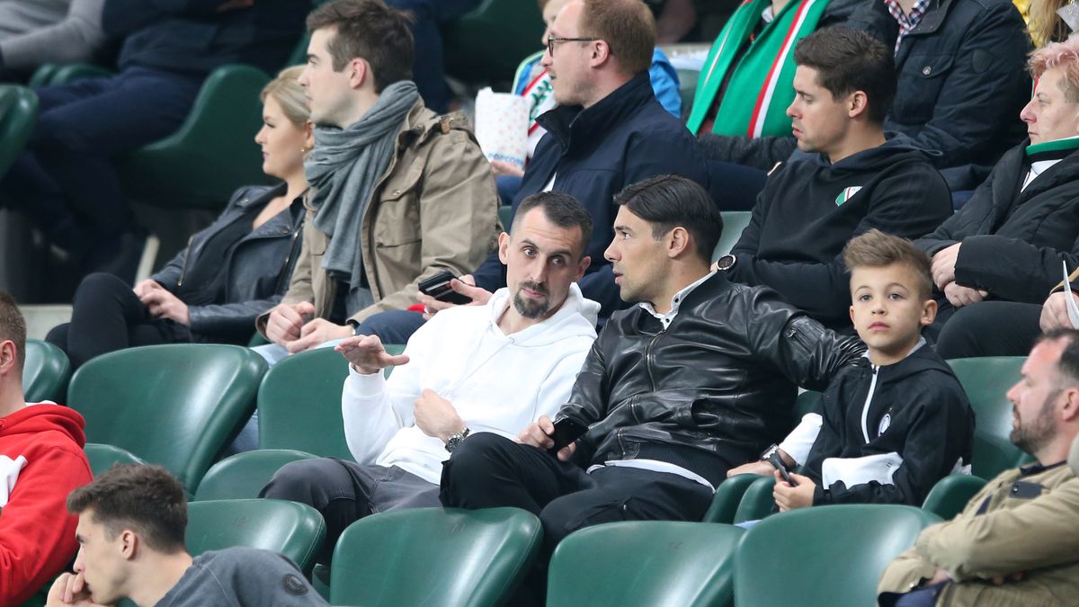 Newspix / PIOTR KUCZA/FOTOPYK  / Na zdjęciu: Michał Kucharczyk (z lewej) i Ivica Vrdoljak