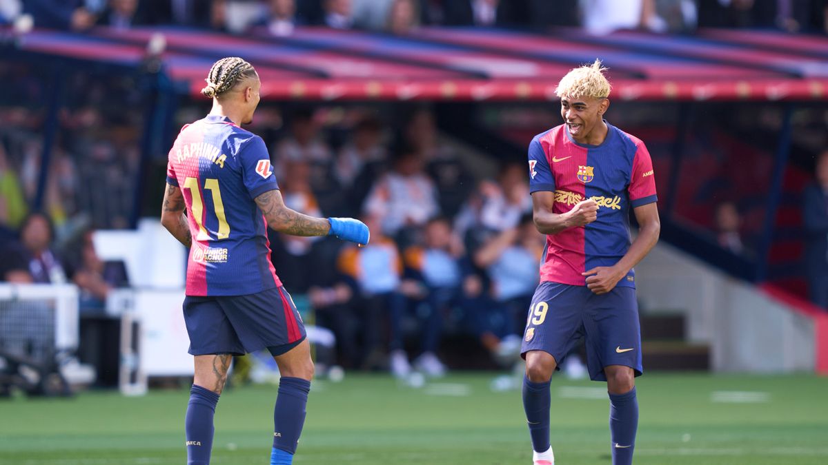 Getty Images / Pedro Salado / Lamine Yamal i Raphinha