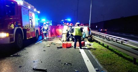 Śmiertelny wypadek na S1. Kierowca jechał pod prąd