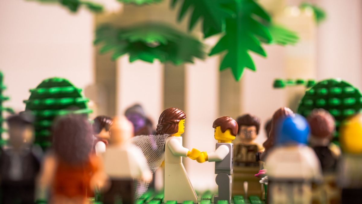 Ślub z klocków LEGO, czyli niesamowita kreatywność podczas kwarantanny 1