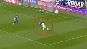 "Chapeau bas". Taki gol w 1. lidze. Nagranie obiega sieć