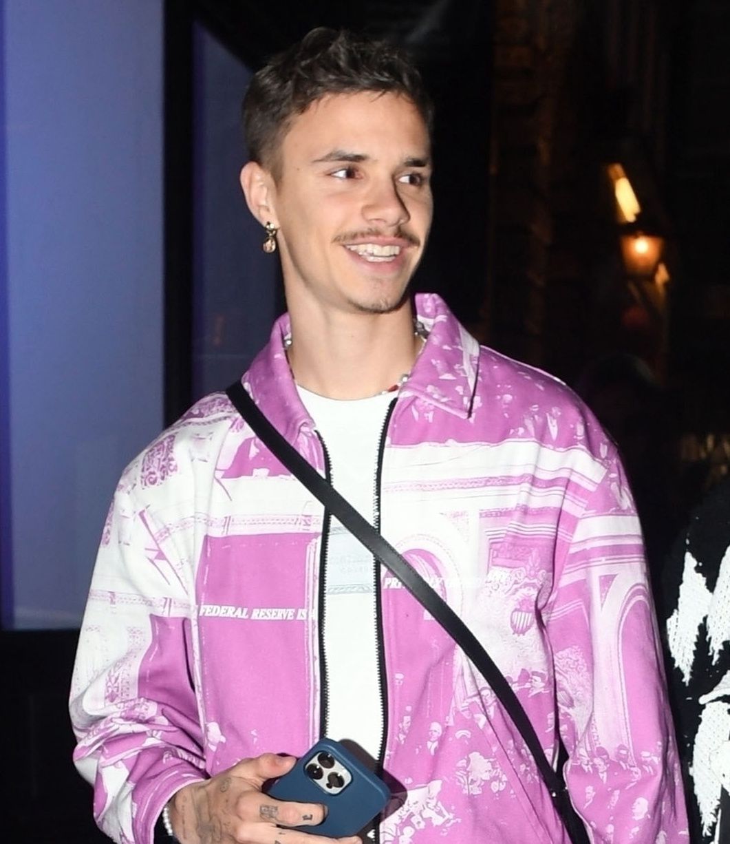 Rodzina Beckhamów na świątecznej imprezie na Dover Street