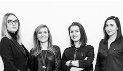 Paulina Hofman, Monika Nowocin, Mika Minkowska i Justyna Borczyńska w Valkea Media