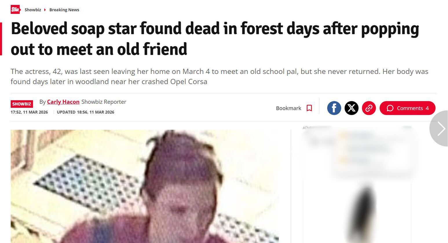 Media opisują zaginięcie polskiej aktorki