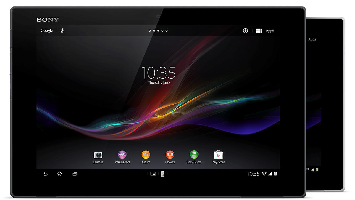 Sony Xperia tablet Z - dane techniczne [Specyfikacje] 1