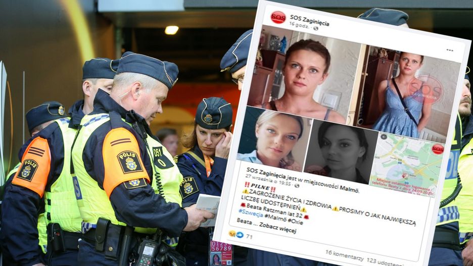 Polka zaginęła w Szwecji