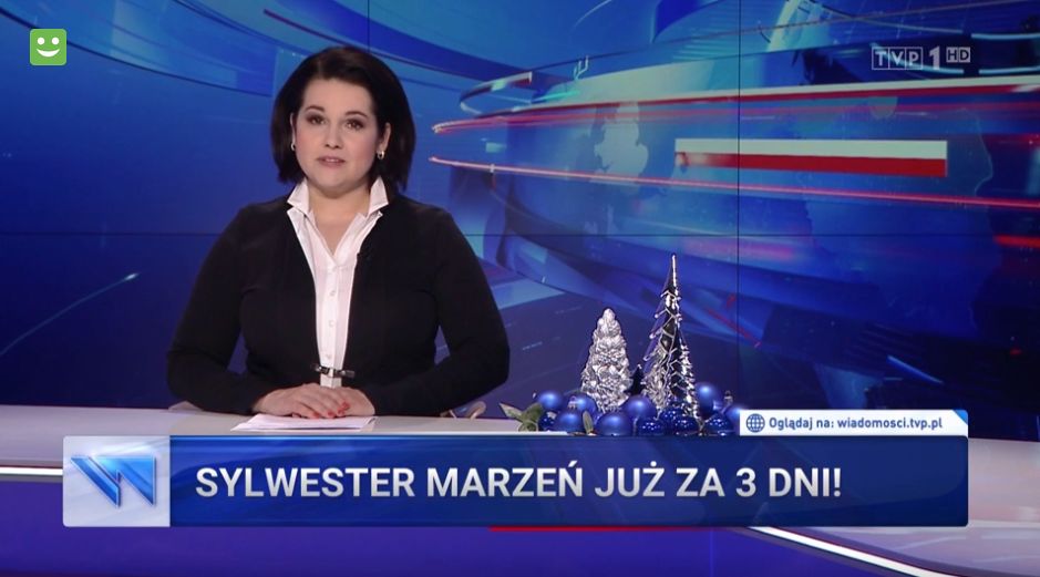 W ostatnich "Wiadomościach"  TVP sporo czasu poświęcono na promocję "Sylwestra marzeń w Dwójce"  