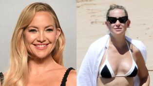 Odziana w KUSE BIKINI Kate Hudson ładuje baterie na Hawajach. Niezła forma? (FOTO)