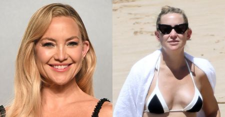 Odziana w KUSE BIKINI Kate Hudson ładuje baterie na Hawajach. Niezła forma? (FOTO)
