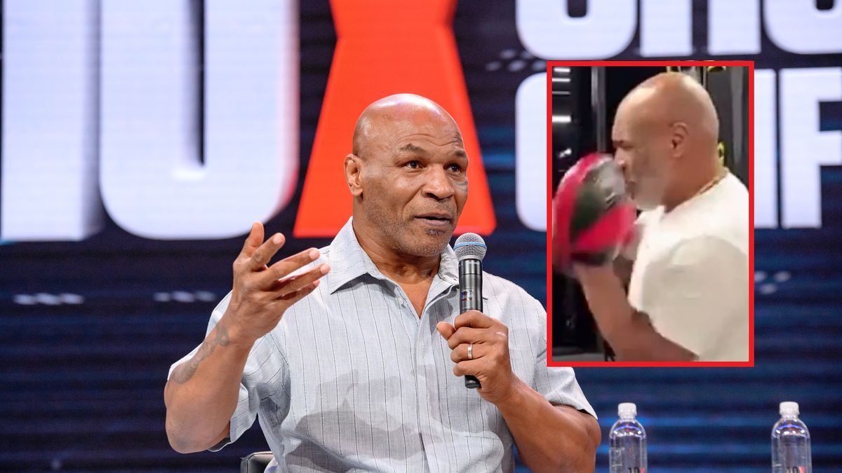 Na zdjęciu Mike Tyson
