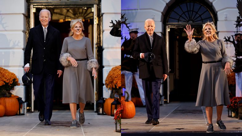 Joe Biden i Jill Biden świętują Halloween w Białym Domu